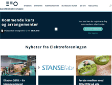 Tablet Screenshot of efo.no